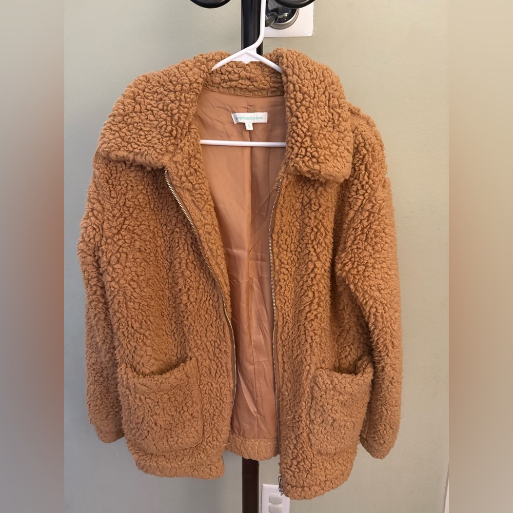 Teddy bear sherpa jacket